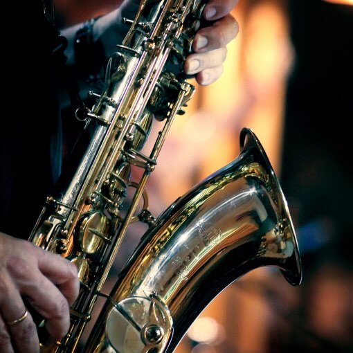 DJ met Saxonfonist borrel boeken