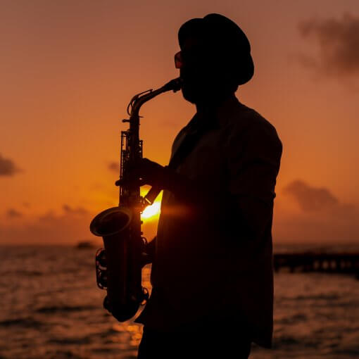 DJ met Sax bedrijfsborrel huren